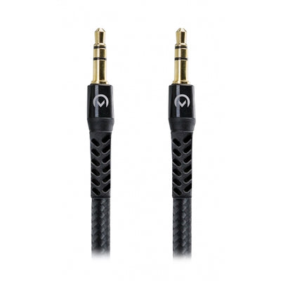 Mobilize Nylon Braided Aux Cable 1.5M Black