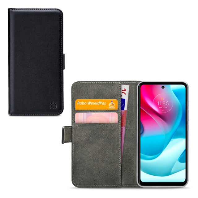 Mobilize Classic Gelly Wallet Book Case Motorola Moto G60 Black