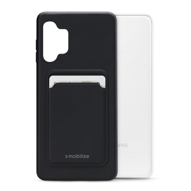 Mobilize Rubber Gelly Card Case Samsung Galaxy A13 4G Matt Black