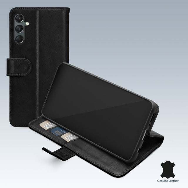 Mobilize Leather Wallet Samsung Galaxy A24 4G Black