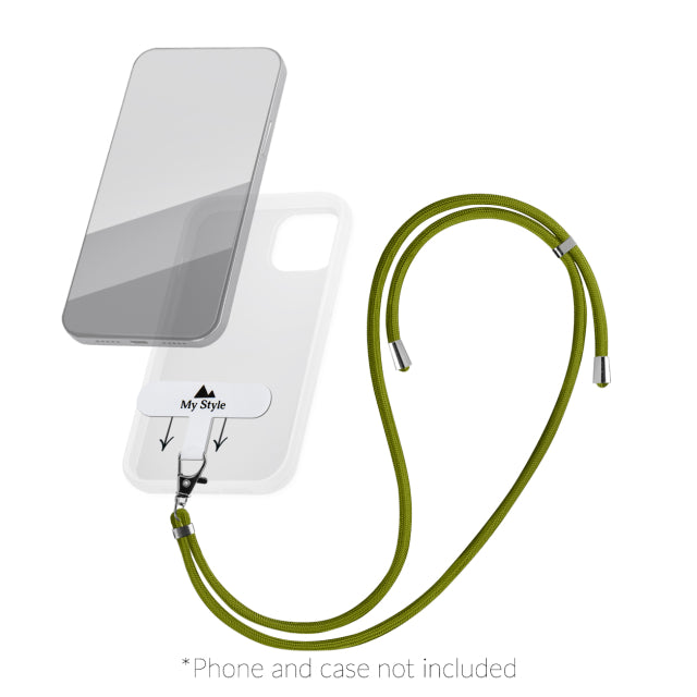 My Style Smartphone Lanyard Green