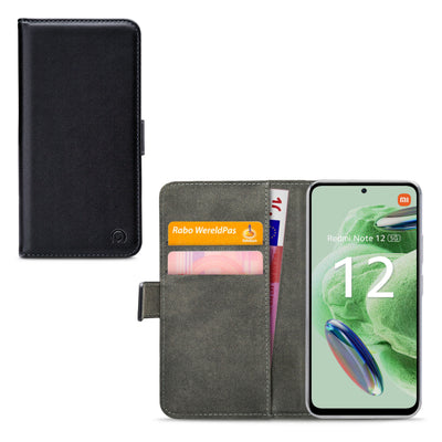 Mobilize Classic Gelly Wallet Book Case Xiaomi Redmi Note 12 5G Black