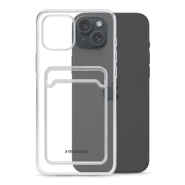 Mobilize Gelly Card Case Apple Iphone 15 Plus Clear