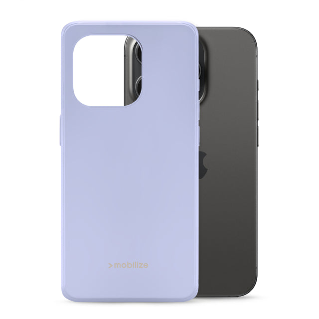 Mobilize Rubber Gelly Case Apple Iphone 15 Pro Pastel Purple