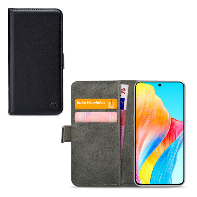 Mobilize Classic Gelly Wallet Book Case Oppo A98 5G Black