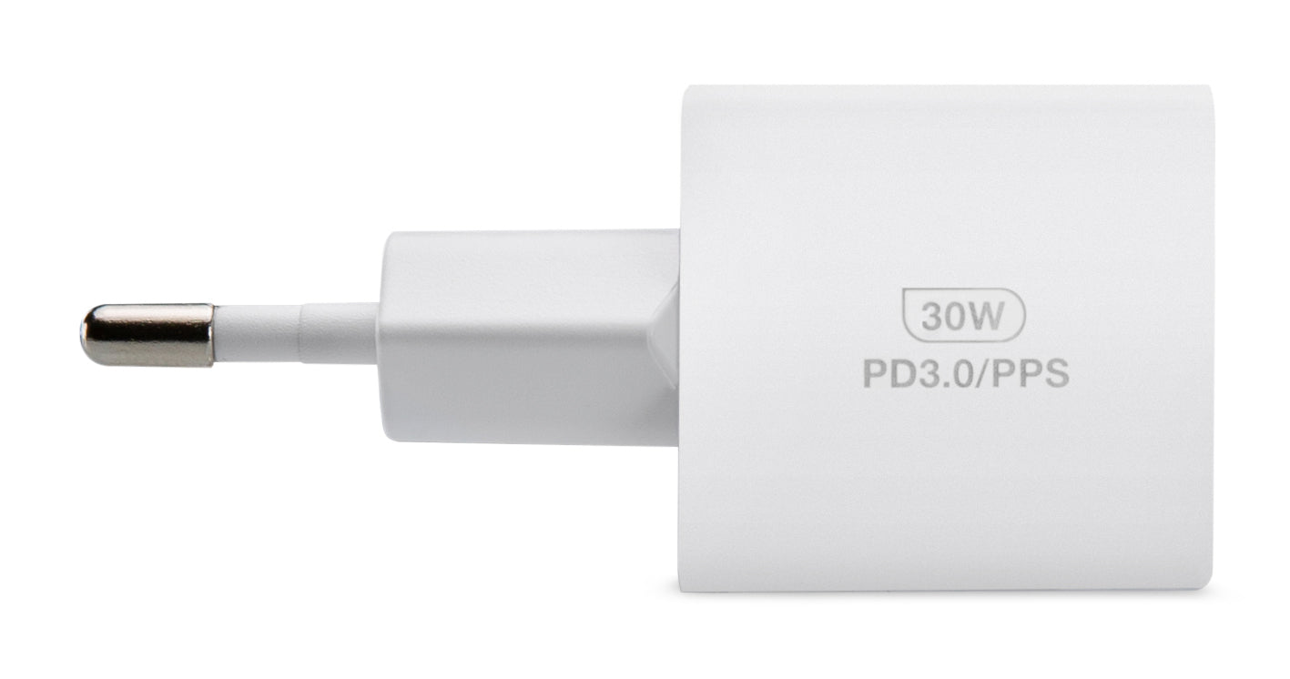 Mobilize Wall Charger Usb-C Gan 30W With Pd/Pps White