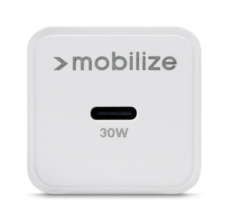 Mobilize Wall Charger Usb-C Gan 30W With Pd/Pps White