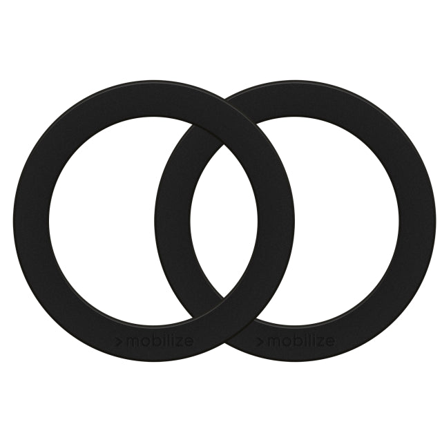 Mobilize Magsafe Compatible Magnet Ring Black (2-Pack)