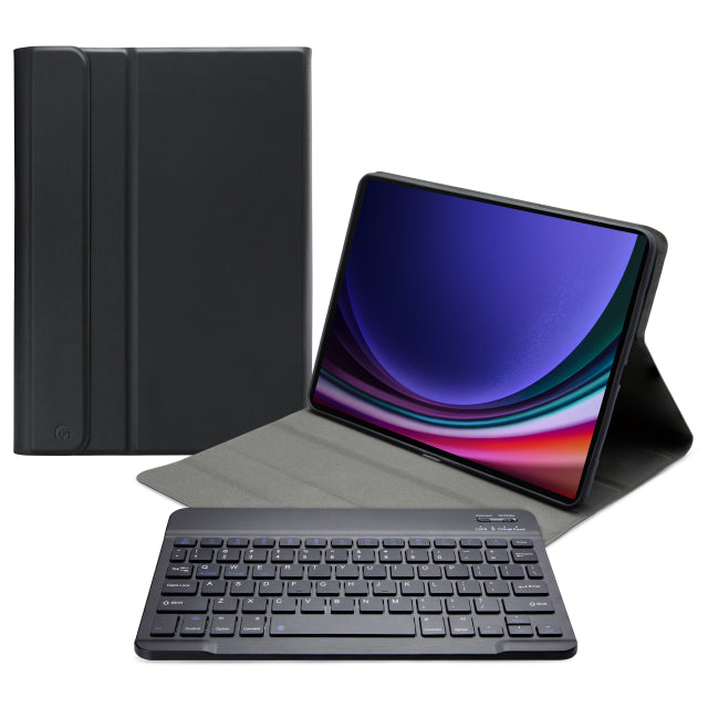 Mobilize Detachable Bluetooth Keyboard Case Samsung Galaxy Tab S9+/S9 Fe+ 12.4 Black Qwerty