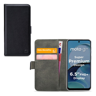 Mobilize Classic Gelly Wallet Book Case Motorola Moto G14 Black