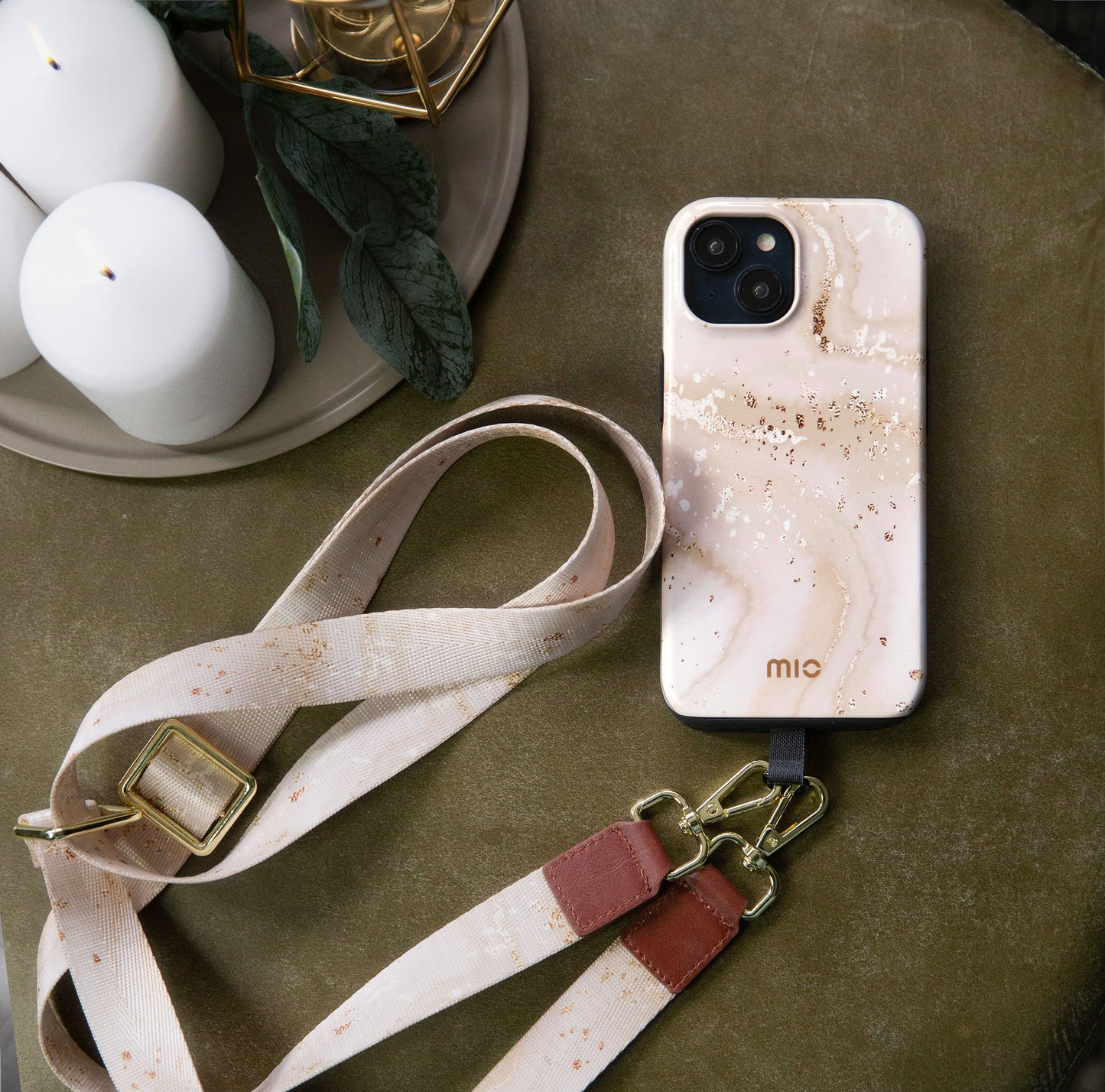 Mio By Mobilize Mio Gold Marble Magsafe Compatible For Samsung A35 5G