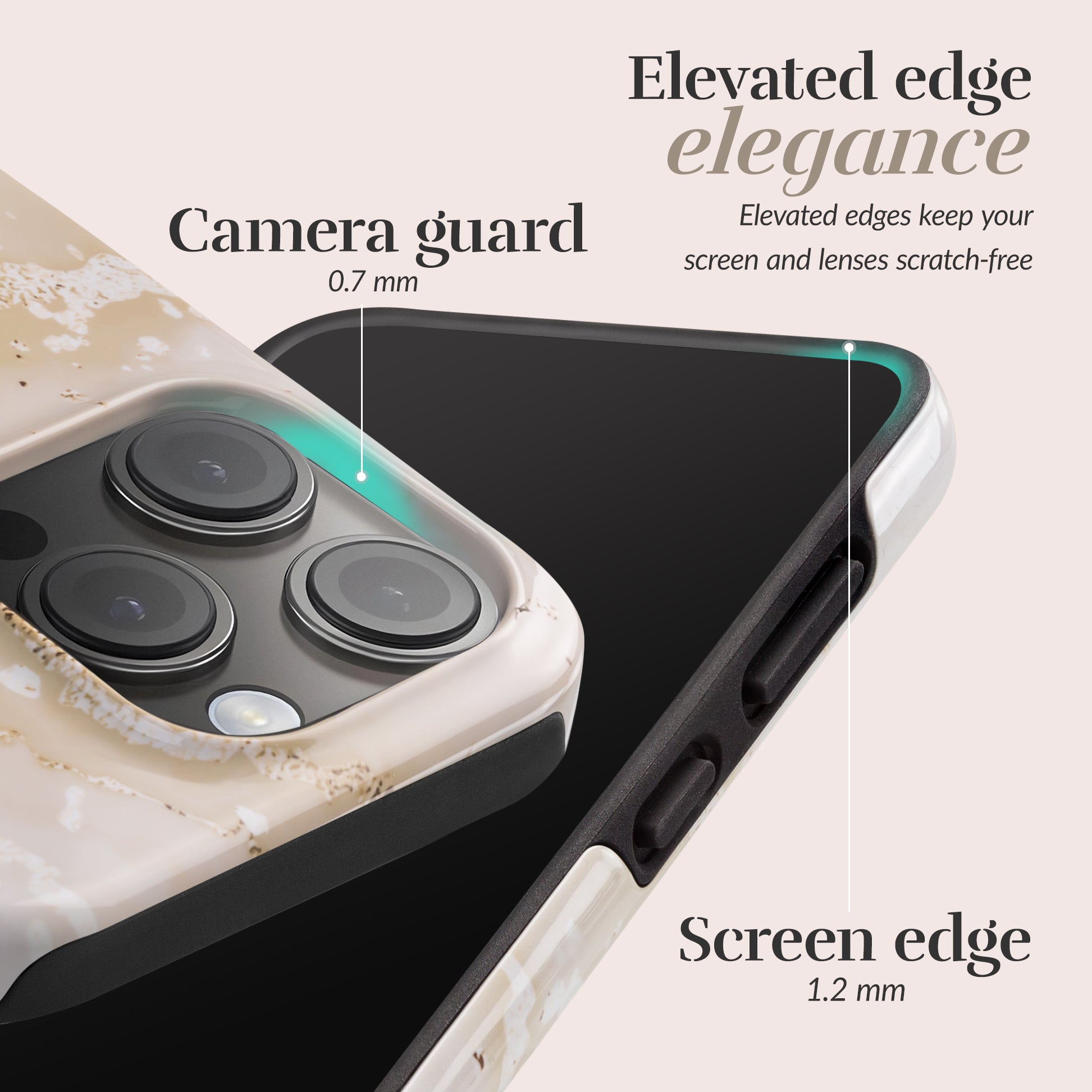 Mio By Mobilize Mio Gold Marble Magsafe Compatible For Iphone 13/14/15