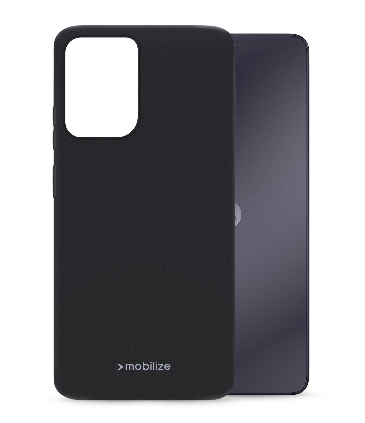 Mobilize Rubber Gelly Case Motorola Moto G04/G24 Matt Black