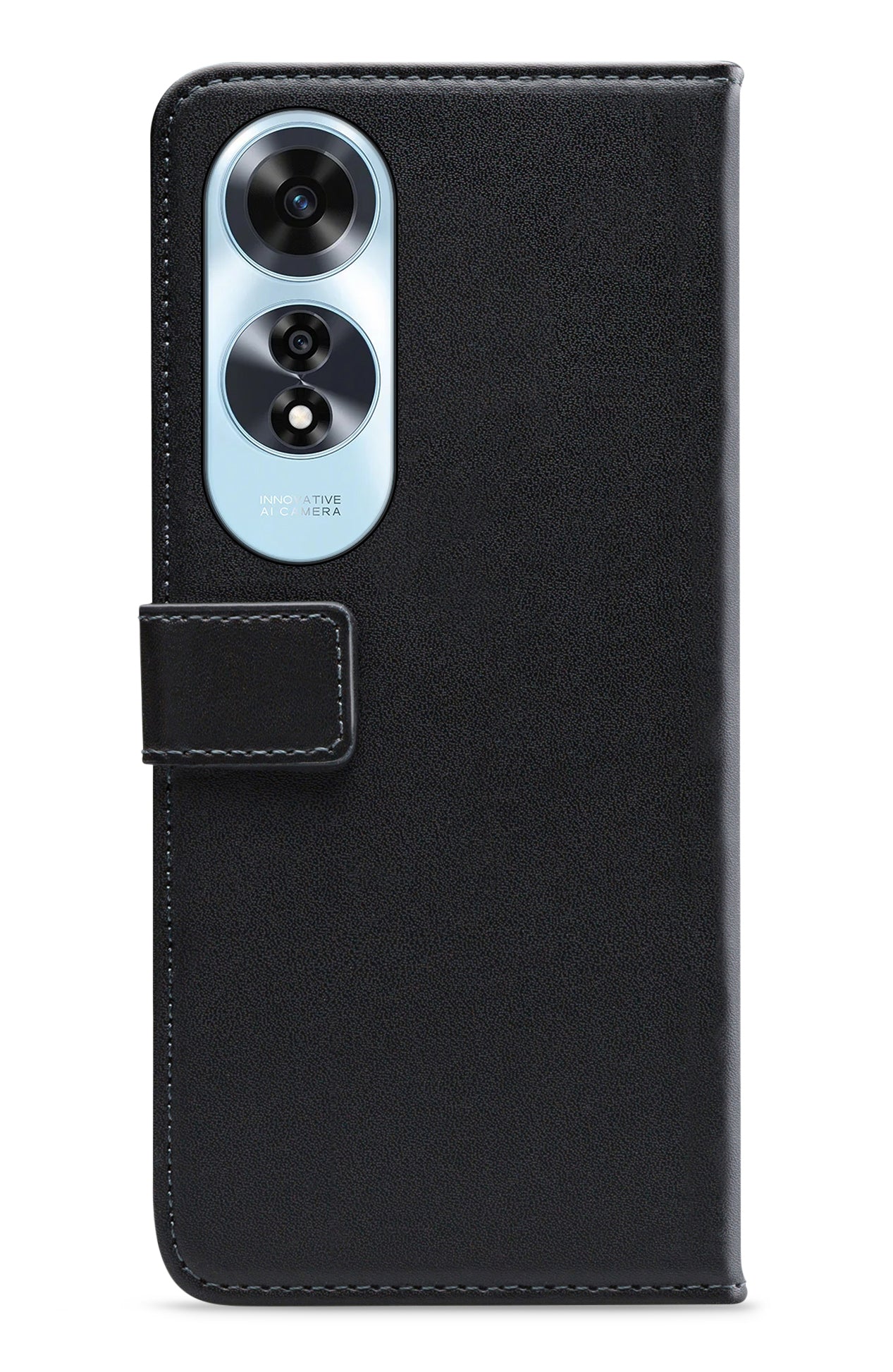 Mobilize Classic Gelly Wallet Book Case Oppo A60 Black