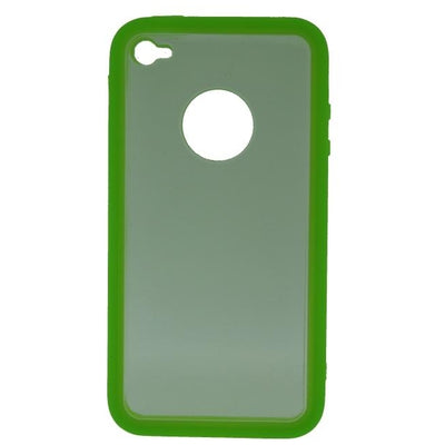 Xccess Transparent Rubber Case Apple Iphone 4 Green