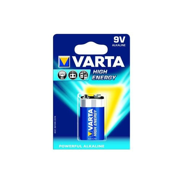 Varta Battery High Energy 9V Alkaline