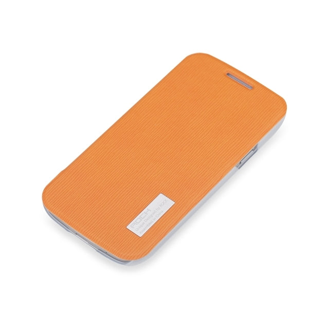 Rock Elegant Side Flip Case Samsung Galaxy S4 Mini I9195 Orange