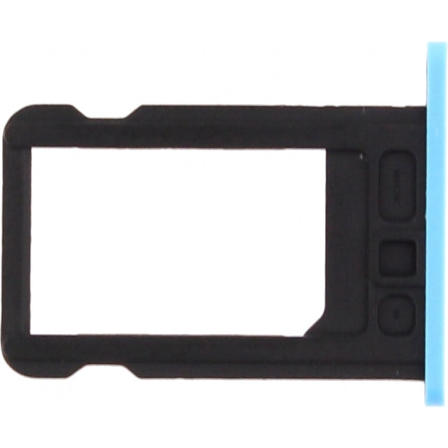 Quality Parts Replacement Sim Holder For Apple Iphone 5C Blue Oem