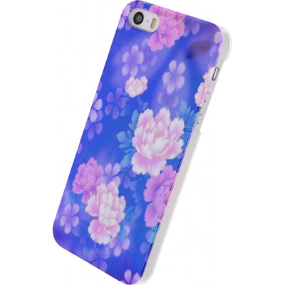 Xccess Oil Cover Apple Iphone 5/5S/Se Purple Flower