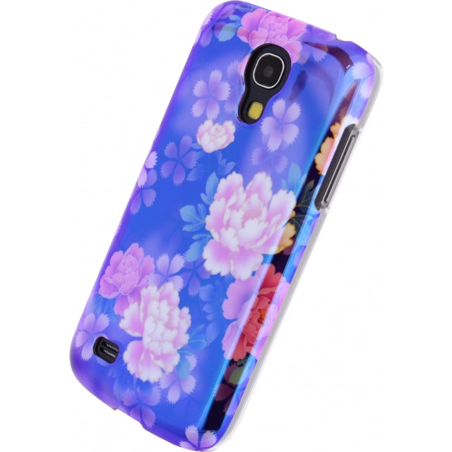 Xccess Oil Cover Samsung Galaxy S4 Mini I9195 Purple Flower