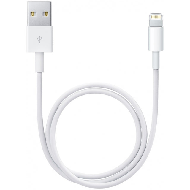 Apple Me291Zm/A Apple Lightning To Usb Cable 0.5M. White