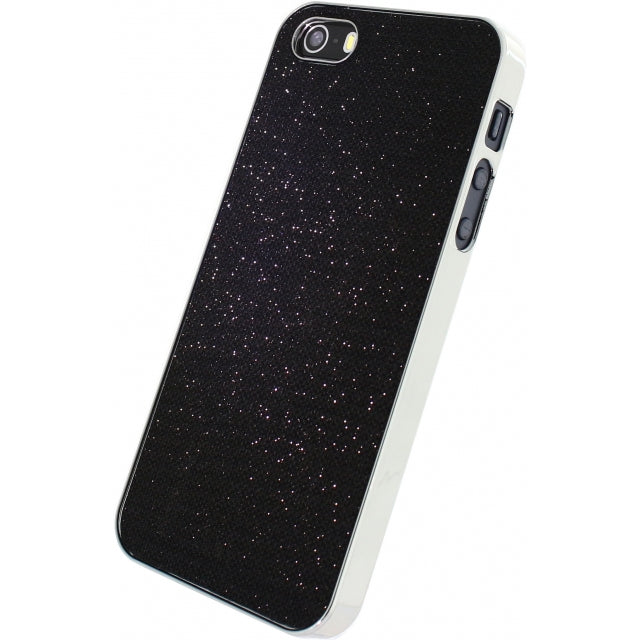 Xccess Glitter Cover Apple Iphone 5/5S/Se Black