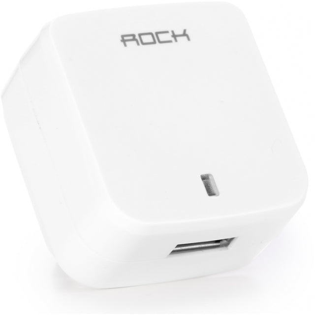 Rock Turbo Tank Travel Charger Single Usb 1.8A White