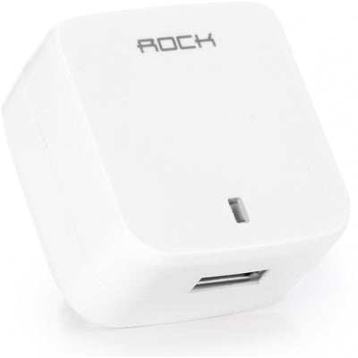 Rock Turbo Tank Travel Charger Single Usb 1.8A White