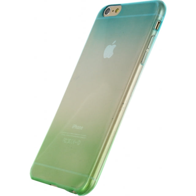 Xccess Thin Tpu Case Apple Iphone 6 Plus/6S Plus Gradual Green/Turquoise