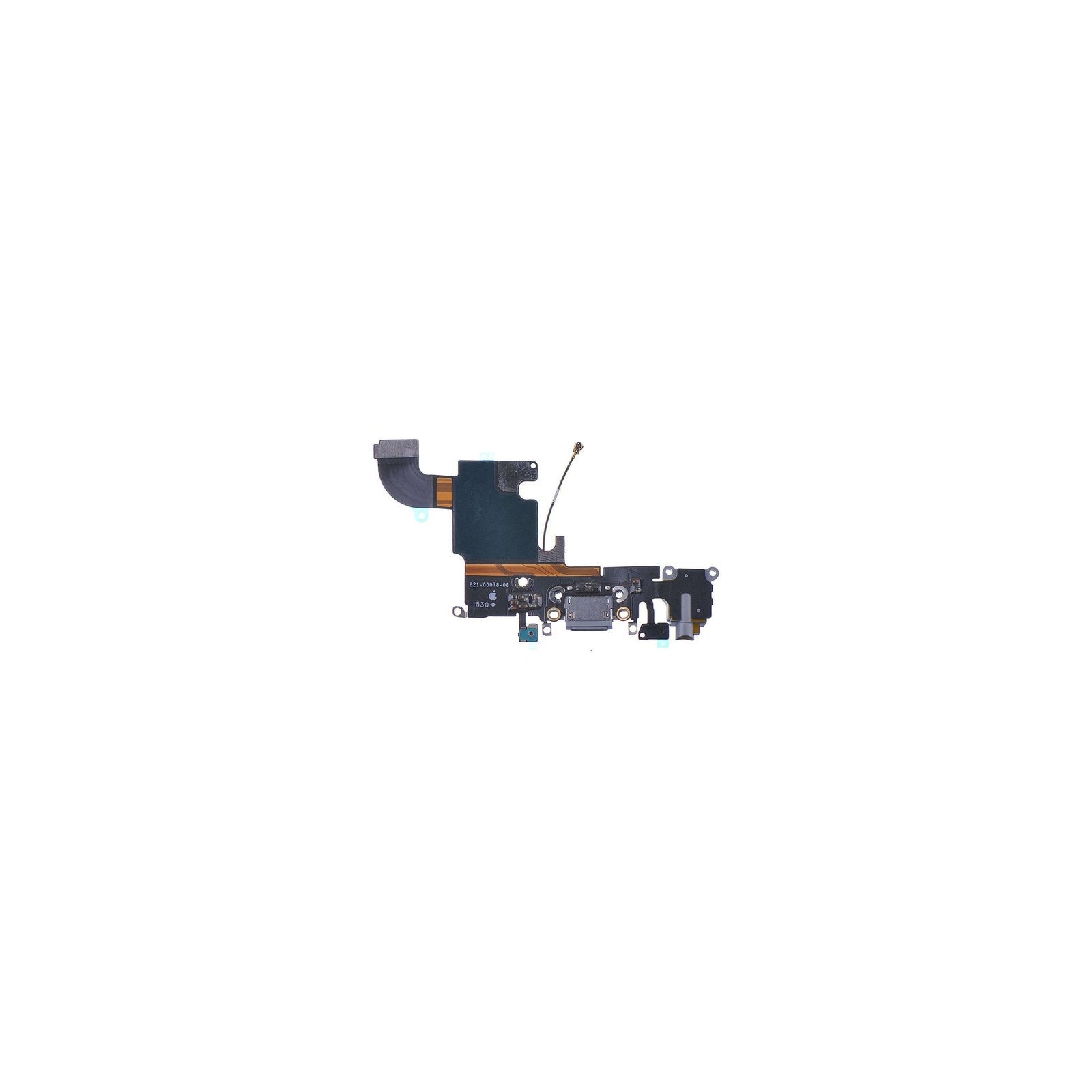 Quality Parts Replacement Charge/Data Connector Incl. Flex Cable For Apple Iphone 6S Black