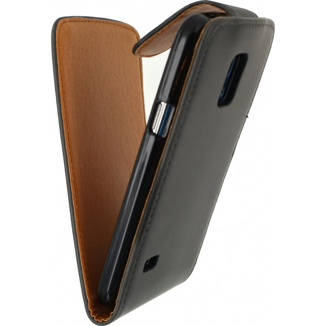 Xccess Tpu Flip Case Samsung Galaxy S5 Mini Black