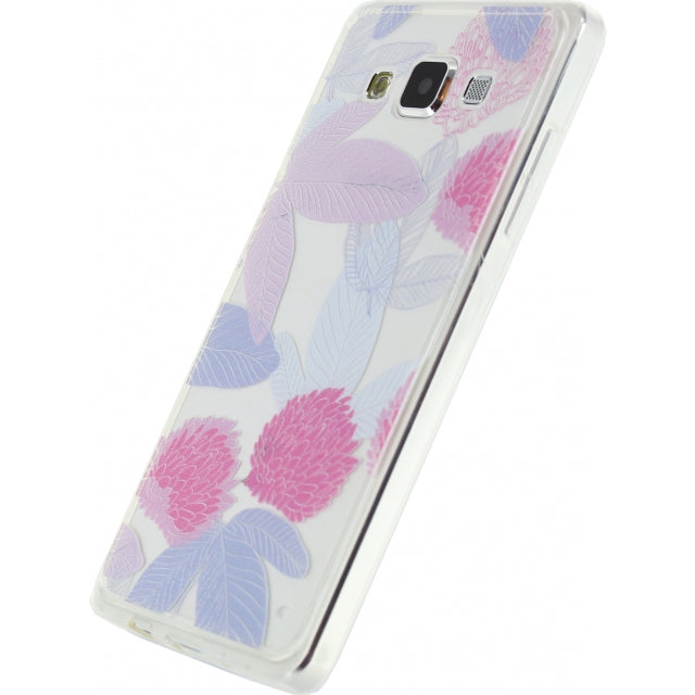 Xccess Tpu/Pc Case Samsung Galaxy A5 Transparent/Floral Pink