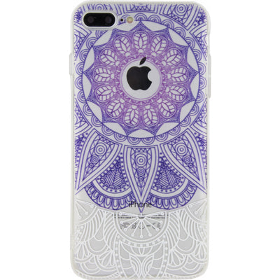 Xccess Tpu/Pc Case Apple Iphone 7 Plus/8 Plus Transparent/Purple Oriental