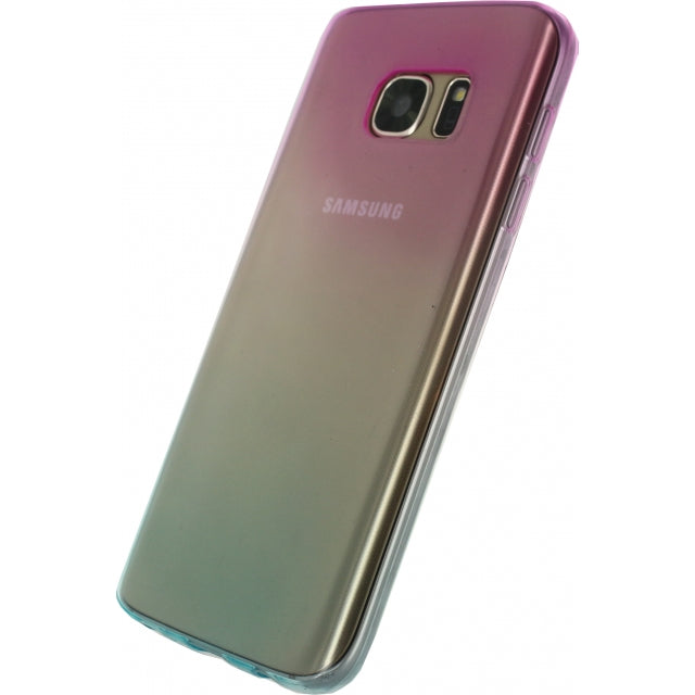 Xccess Thin Tpu Case Samsung Galaxy S7 Gradual Blue/Pink