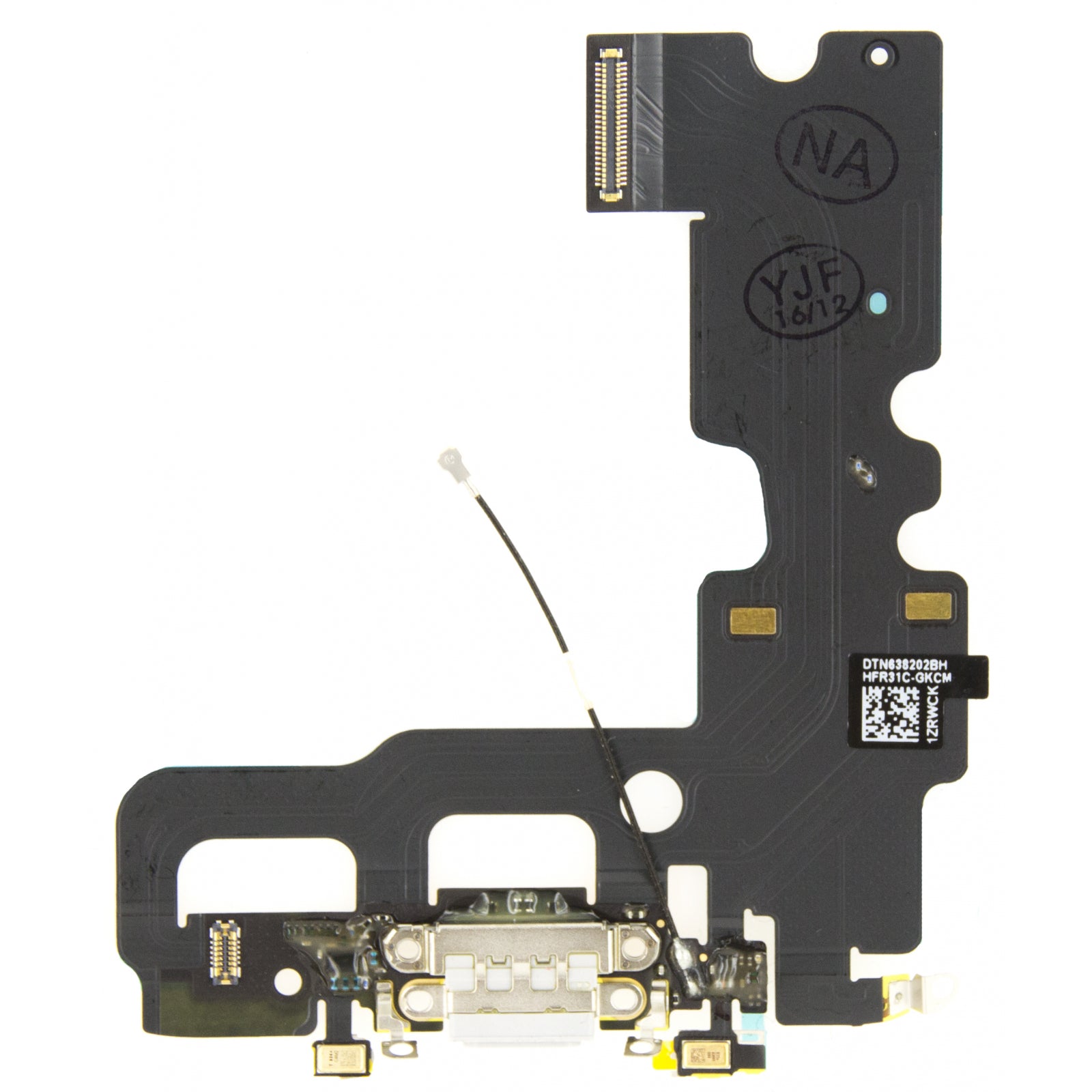 Quality Parts Replacement Charge/Data Connector Incl. Flex Cable For Apple Iphone 7 Grey Oem