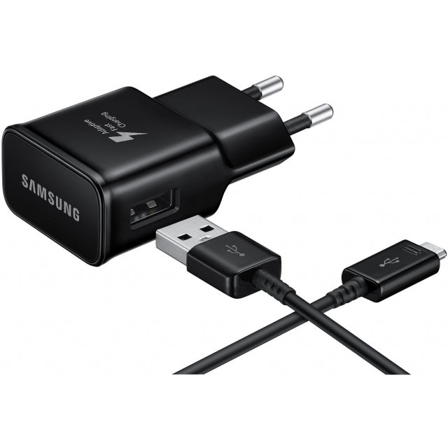 Samsung Ep-Ta20Ebecgww Samsung Adaptive Fast Charging Travel Charger Incl. Usb-C Cable 15W Black Bulk