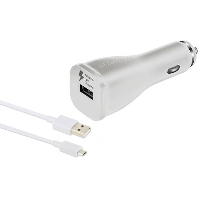 Samsung Ep-Ln915Uwegww Samsung Adaptive Fast Charging Car Charger Micro-Usb White Bulk