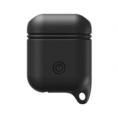 Xccess Shockproof Silicone Case With Hook For Apple Airpods Black