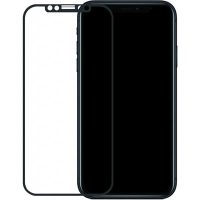 Mobilize Edge-To-Edge Glass Screen Protector Apple Iphone Xr/11 Black Full Glue