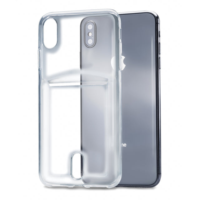 Xccess Tpu Card Case Apple Iphone Xs Max Transparent Clear