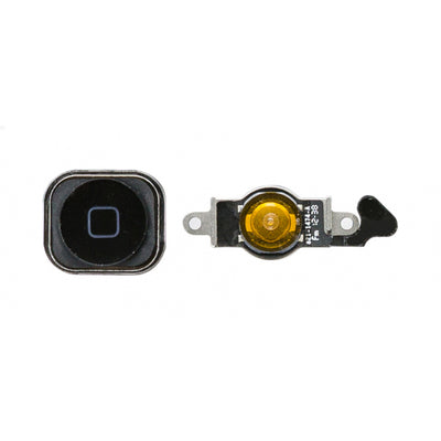 Quality Parts Replacement Home Button Flex Cable Incl. Home Button For Apple Iphone 5 Black Oem