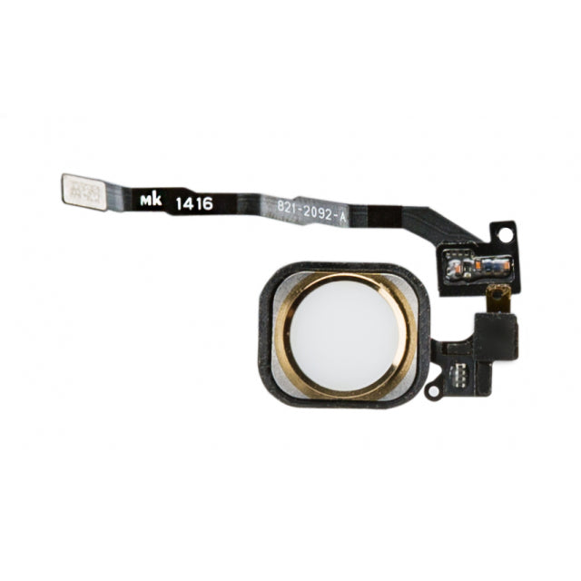 Quality Parts Replacement Home Button Flex Cable Incl. Home Button For Apple Iphone 5S Gold Oem