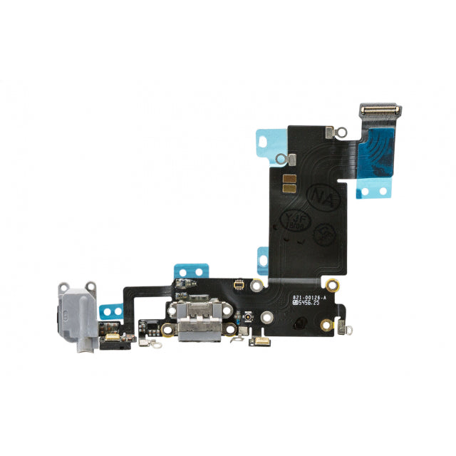 Quality Parts Replacement Charge/Data Connector Incl. Flex Cable For Apple Iphone 6S Plus Black Oem