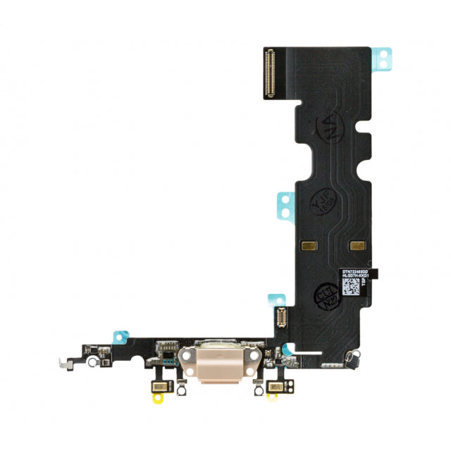 Quality Parts Replacement Charge/Data Connector Incl. Flex Cable For Apple Iphone 8 Plus Grey Oem