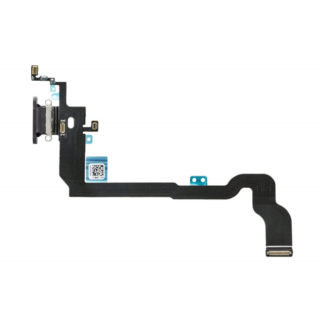 Quality Parts Replacement Charge/Data Connector Incl. Flex Cable For Apple Iphone X Black Oem