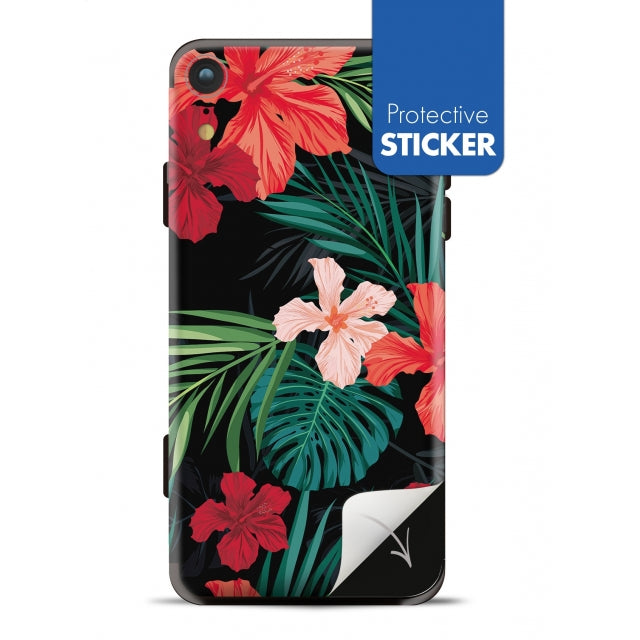 My Style Phoneskin For Apple Iphone Xr Red Caribbean Flower