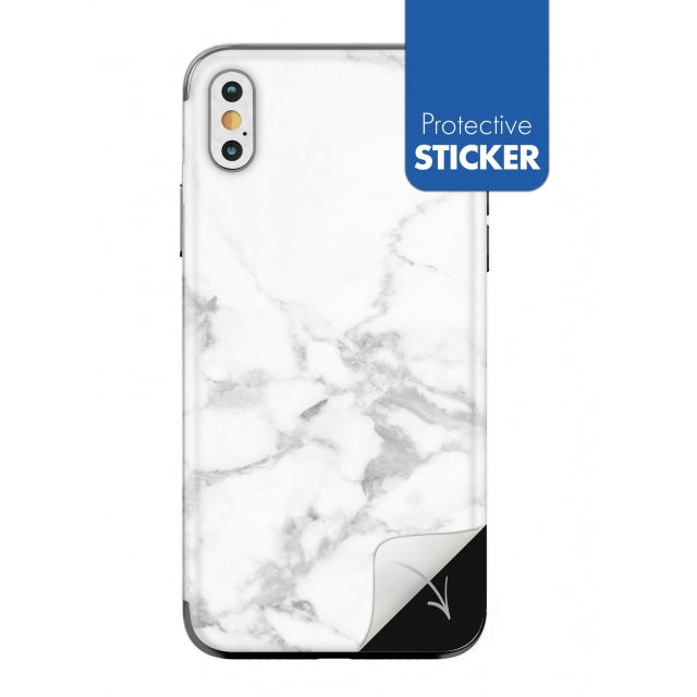 My Style Phoneskin For Apple Iphone X White Marble