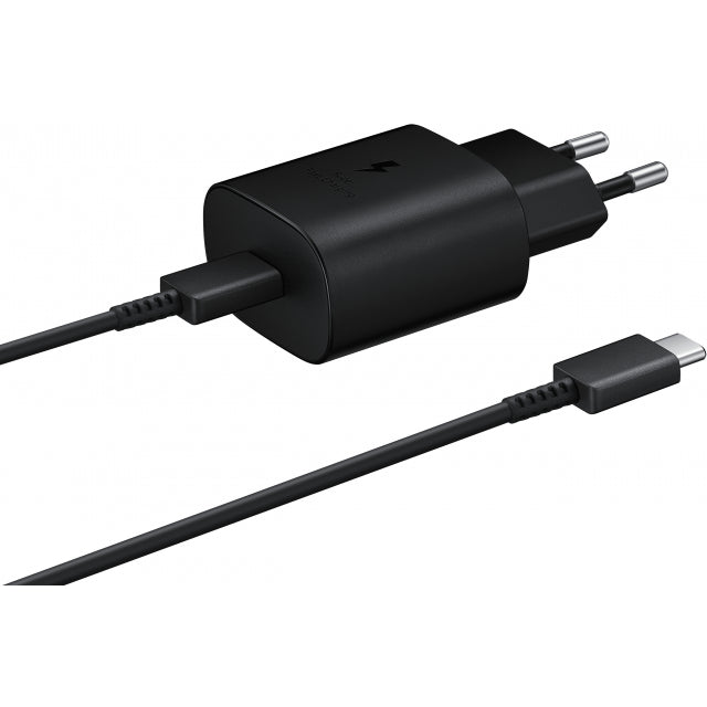 Samsung Ep-Ta800Xbegww Samsung Super Fast Pd Wall Charger Usb-C Incl. Usb-C Cable 25W Black