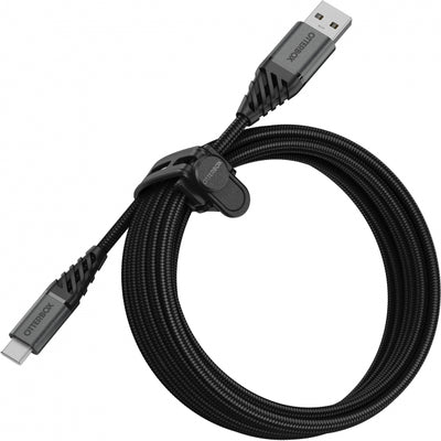 Otterbox Nylon Braided Charge/Sync Cable Usb-C 3M Black