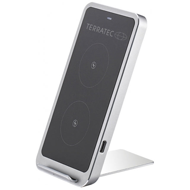 Terratec Chargeair Up! Wireless Charger 5W/7.5W/10W Silver/Black